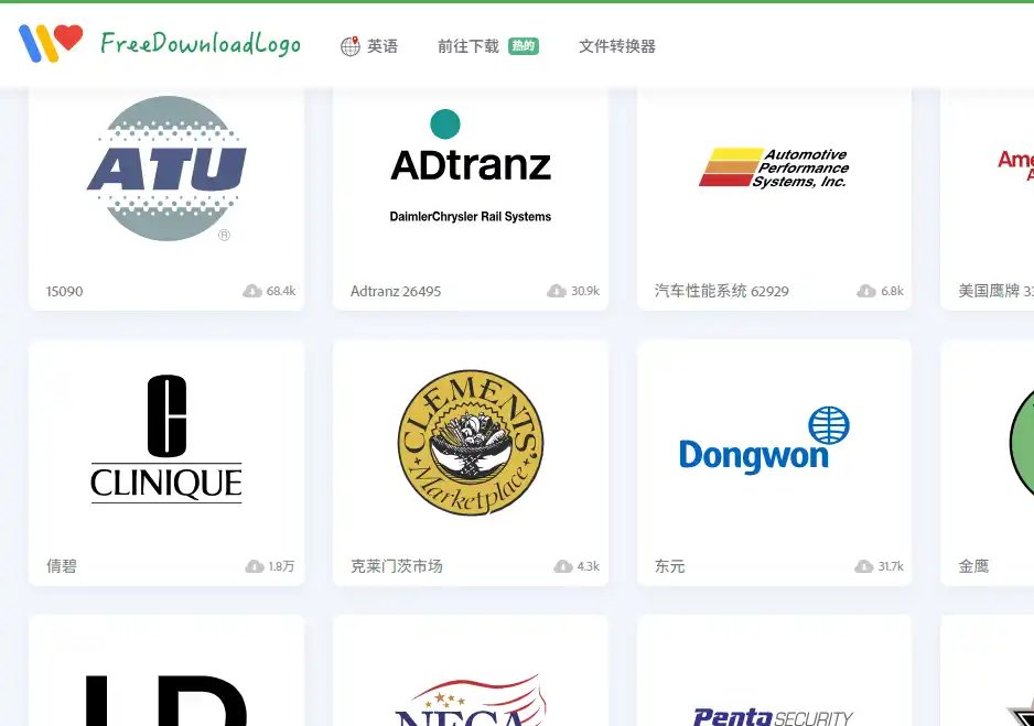 FreeDownloadLogo：免费矢量Logo素材搜索平台