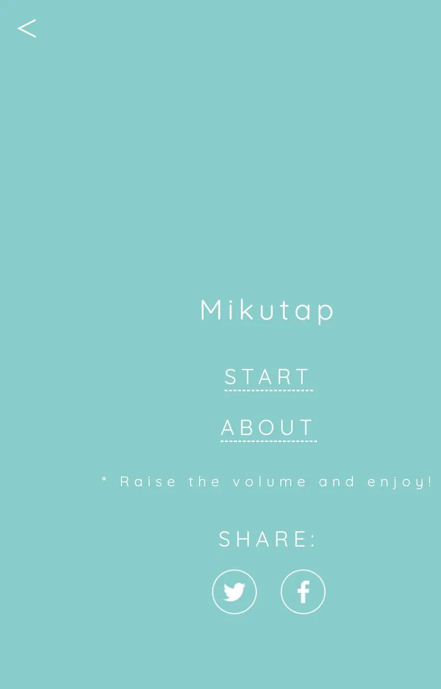 一款音乐游戏，基于初音未来角色：Mikutap