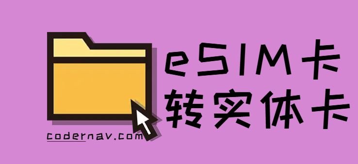 网友免费分享的eSIM 转 SIM 实体卡教程