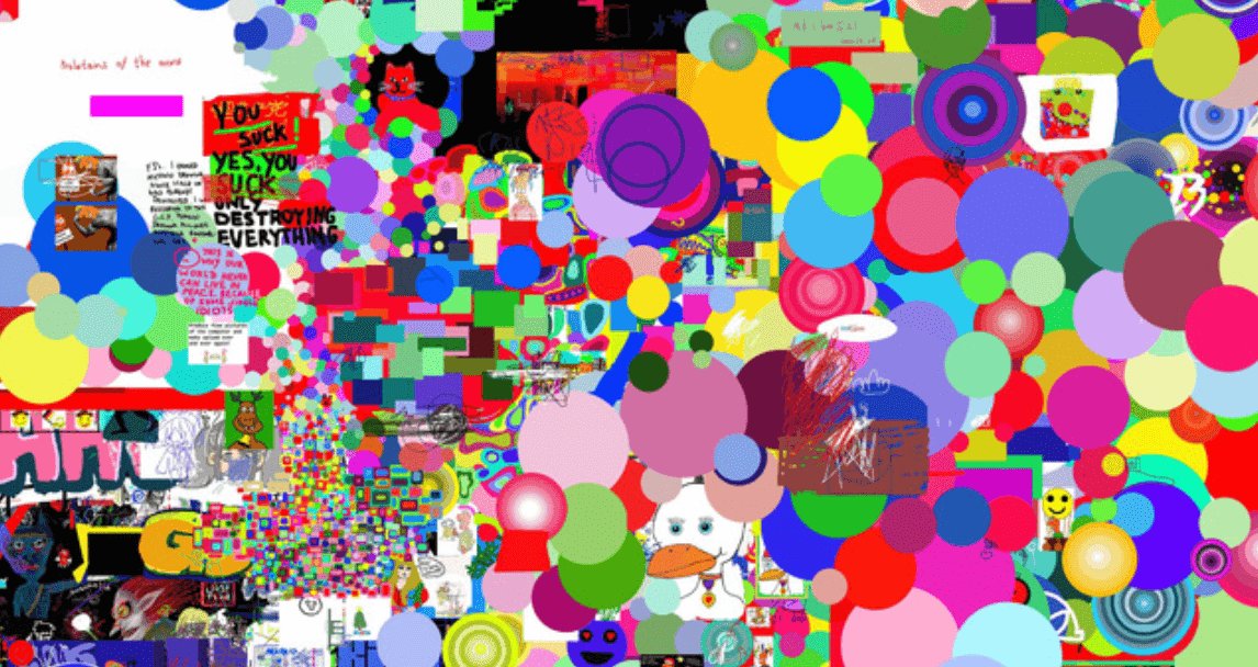 全世界人民共同创作的一块画布：世界画布
