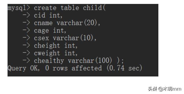 C#mysql创建数据库