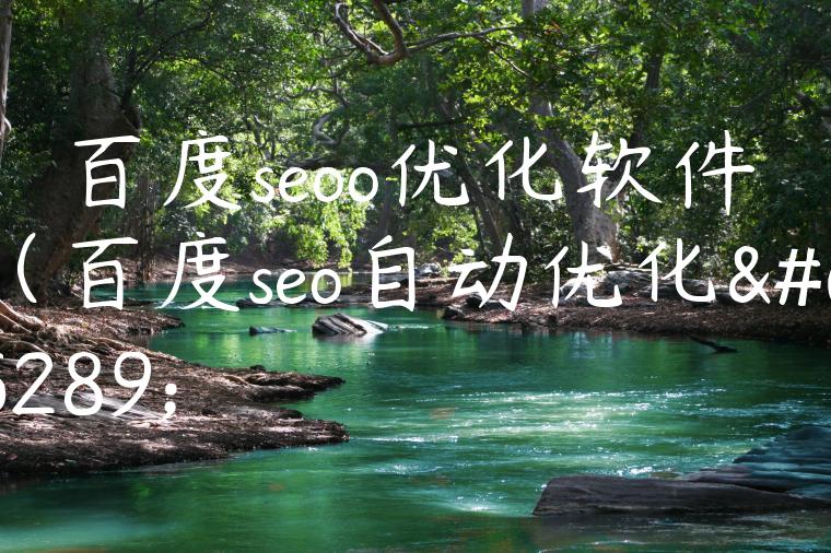 百度seoo优化软件（百度seo自动优化）