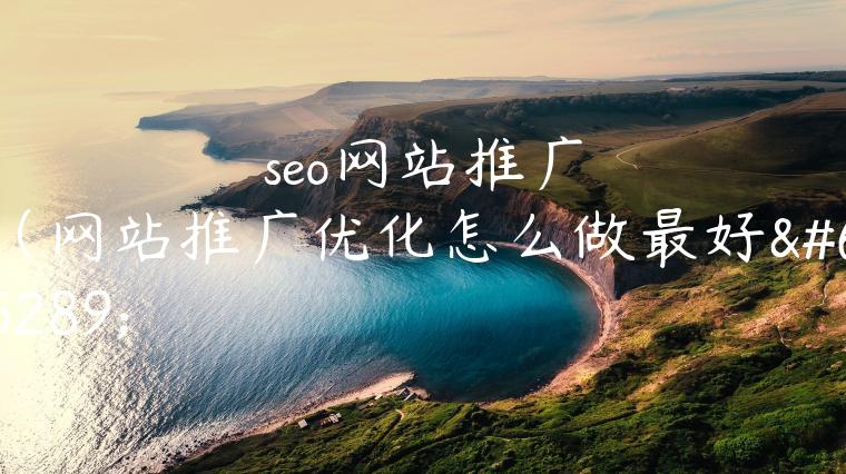 seo网站推广（网站推广优化怎么做最好）