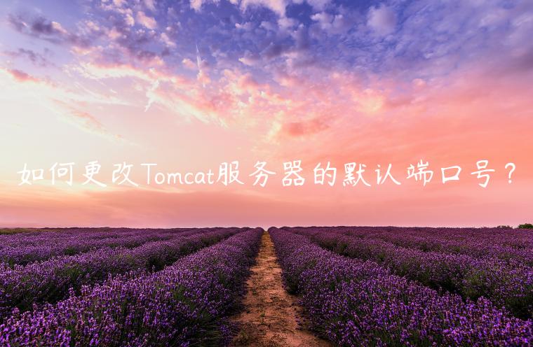 如何更改Tomcat服务器的默认端口号？