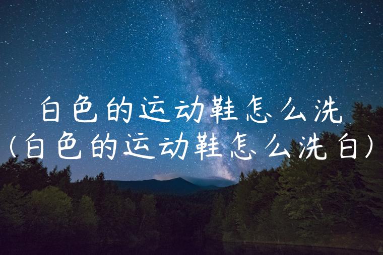 白色的运动鞋怎么洗(白色的运动鞋怎么洗白)