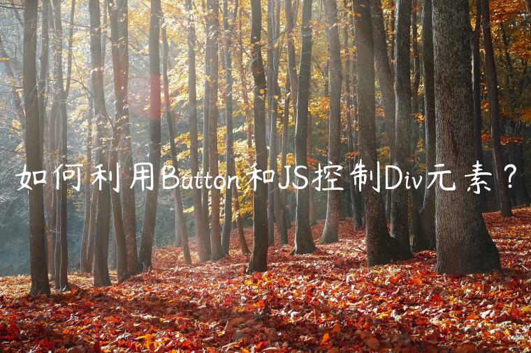 如何利用Button和JS控制Div元素？