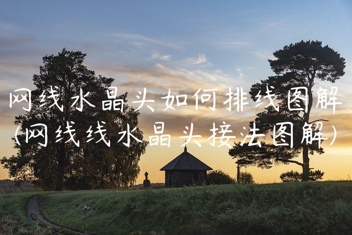 网线水晶头如何排线图解(网线线水晶头接法图解)