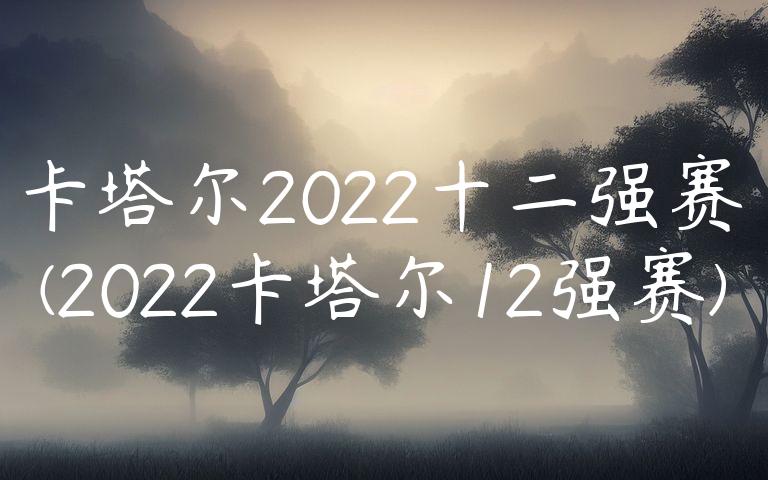 卡塔尔2022十二强赛(2022卡塔尔12强赛)