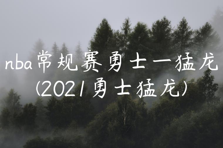 nba常规赛勇士一猛龙(2021勇士猛龙)