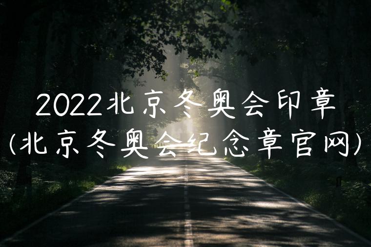 2022北京冬奥会印章(北京冬奥会纪念章官网)