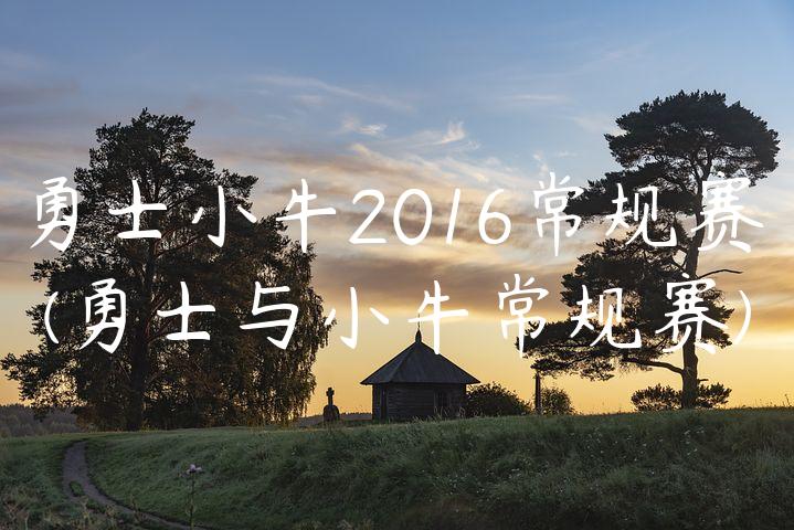 勇士小牛2016常规赛(勇士与小牛常规赛)