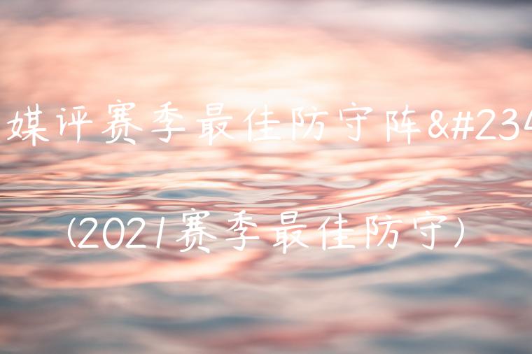 美媒评赛季最佳防守阵容(2021赛季最佳防守)