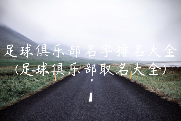 足球俱乐部名字排名大全(足球俱乐部取名大全)