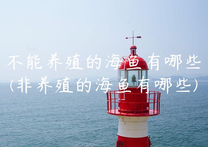 不能养殖的海鱼有哪些(非养殖的海鱼有哪些)