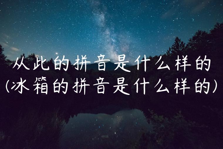 从此的拼音是什么样的(冰箱的拼音是什么样的)