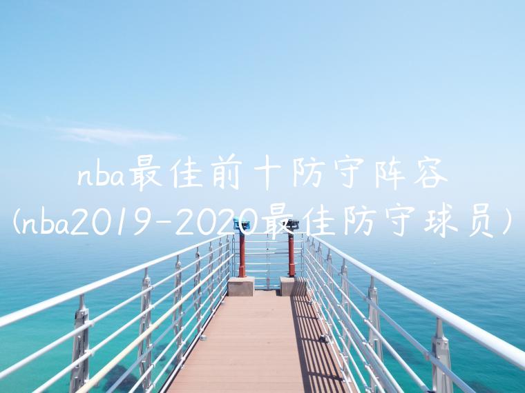 nba最佳前十防守阵容(nba2019-2020最佳防守球员)